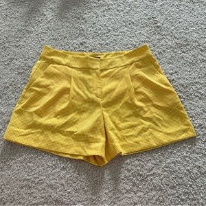 Ann Taylor Yellow & White Shorts